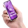 YOHOPE 4G Unlocked Mini Smartphone - Schermo HD 3.88", Dual SIM Dual Standby, Batteria 1950mAh, Face ID - Ideale per bambini e studenti come cellulare di backup (rosa chiaro-4G)