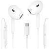 UmiMirari Cuffie USB C per iPhone 16, Auricolari Tipo C Cuffie Cablate con Microfono & Volume Control In-Ear Auricolare Compatibile con iPhone 16/15, Samsung Galaxy S24/S23/S21/S20, Note 10/20, Pixel 7/6/5/4