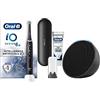 Oral-B regala Alexa Echo Pop, Spazzolino Elettrico Ricaricabile iO6 & Alexa Echo Pop, Intelligenza Artificiale, Display Interattivo, 1 Spazzolino + 1 Dentifricio Pro-Repair 75ml, Colore Nero