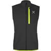 MONTURA Peak Vest, Gilet da Uomo Adatto per Sci Alpinismo, Running e Varie attività Outdoor (Nero/Verde Lime, L)