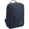 RONCATO BE-DRY Zaino Porta PC 15.6 Impermeabile - 40x30x13 cm - Zaino in Tessuto Waterproof con Finitura Gommata - Design Business & Urban - Blu Oltremare