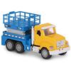 Driven by Battat - Carrello elevatore a forbice, 18 cm - Carrello elevatore a forbice giocattolo per bambini - Piccolo veicolo di costruzione giocattolo - Luci e suoni - Parti mobili - 3 anni +