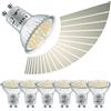 EACLL Neutralwiss - Lampadina a LED GU10, 6 W, dimmerabile, 620 lumen, 4000 K, AC 230 V, angolo di diffusione 120°, regolazione continua tramite dimmer