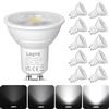 Lepro Lampadine LED GU10 Dimmerabili, Bianco Freddo 6500K, 4.5W 345lm, 50W Equivalente, Fascio Stretto 38°, Lampadine LED GU10 a Risparmio Energetico, Confezione da 10