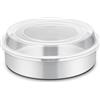 Joyfair Stampo rotondo in acciaio inox con coperchio (20 cm)