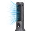 Jiawu Ventilatore a Torre da 10'' per Camera da Letto, Ventilatore da Tavolo Senza Lama a 3 velocità, Ventola di Raffreddamento Dell'aria da Tavolo, Ventola di Raffreddamento Silenziosa