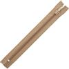 Aerzetix - Set di 12 Cerniere a Spirale Non separabili da 18 cm N°5 con cursore - Metallo Nylon Poliestere - Colore Cacao e Latte - Ideale per Cucito, Riparazione e Sartoria