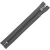 Aerzetix - Set di 12 Cerniere a Spirale Non separabili da 18 cm N°5 con cursore - Metallo Nylon Poliestere - Colore Grigio Scuro - Ideale per Cucito, Riparazione e Sartoria