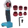 Focket Saldatrice per Tubi Dell'acqua in Plastica, Kit Saldatore per Fusioni a Presa Portatile Cordless, Saldatrice per Tubi in PPR con 6 Teste Portapettini per Tubi in HDPE PPR PE PB