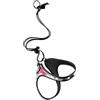 Generico PETTORINA TRE PONTI CHIUSURA LACCIO BORDO NERO GRAFIC MIMETICO ROSA (MIS. 1)