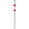 Safemax Paletto parapedonale bianco Safemax in ferro. Altezza cm 100 diametro mm. 60 - occhielli per catena - bande rifrangenti