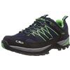 CMP Rigel Low Trekking Shoes Wp, Scarpe da trekking Uomo, B.Blue-Gecko, 46 EU