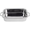 RB RENBERG - Vassoio da forno rettangolare per forno - realizzato in acciaio inox - massima aderenza - dimensioni 32 x 23 x 6,3 - ideale per Lasagne Torta Casseruola Coperchi
