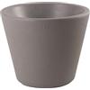 8 seasons Design Shining Classic Pot XM, vaso per piante a LED 49 x 39 cm (tortora), attacco E27 con lampadina bianca calda, vaso illuminato per interni ed esterni, fioriera