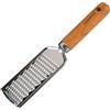 Fackelmann Grattugia a mano per parmigiano, formaggio e zester - Grattugia perfetta per pizza e pasta - Grattugia in acciaio inox e legno di faggio dal look italiano