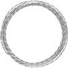 Vaessen Creative Filo di Ferro Modellabile Diamond Cut da 5 m x 2 mm Argento - Filo Flessibile per Creazioni Floreali, Realizzazione di Gioielli e Modellismo