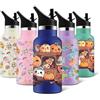 HoneyHolly Borraccia Termica Bambini, 350 ML Senza BPA, Borraccia Termica, Sottovuoto a Doppia Parete, Bottiglia Termica, 18/8 Acciaio Inox, Bottiglia Acqua, Borraccia per Scuola, Sport, Yoga