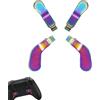 AloveDog 4Pcs Elite 2 Controller Paddles for Xbox One Elite Series2 Controller, Metal Stainless Steel Paddles Replacement for Xbox One Elite/ Elite Series 2/Elite 2 Core Controller（Rainbow） [xbox_one]