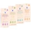 AMAS Set 4 Saponi solidi Artigianali - Idea Regalo - 100% NATURALI - VEGAN - PLASTIC FREE - 4 fragranze diverse, 4x80g- Idratanti e Nutrienti - mani viso e corpo