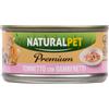 NaturalPet Premium Cat Adult umido in gelatina 70 gr - tonnetto con gamberetti - 1° ORDINE? scegli lo sconto BZR5 / BZR20 + 200 punti fedeltà