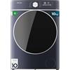 Cecotec Lavatrice asciugatrice da 10 kg + 6 kg carico frontale bolero Wash&Dry 10680 Inverter Ice Blue A. 1400 giri/min, 16 programmi, motore inverter Plus, basso consumo, vapore, OnSmart, gomma
