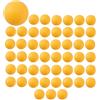 Povhhee Confezione da 50 palline da ping pong di alta qualità, leggere, resistenti, cuciture, arancione