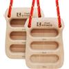 TWO STONES Hangrboard portatile per arrampicata su roccia | Hangboard leggero per arrampicata come tavola da allenamento per scalatori come regalo
