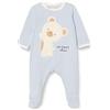 Chicco Tutine Con Apertura Entrogamba Neonato/Neonata 0-24 mesi, Azzurro (1), 6 mesi, Designed in Italy