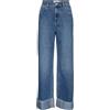 VERO MODA Jeans Larghi da Donna, Media Blu Denim, 28W x 32L