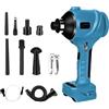 ifyful Soffiatore senza fili compatibile con Makita 18 V batteria, spolveratore portatile a motori brushless, 700 km/h, per garage, officine, segherie e pulizie domestiche (solo utensile), blu.
