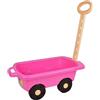 Marmat Attrezzi da giardino per bambini carriola giardino giocattolo sabbia sandbox con manico carrello (rosa)