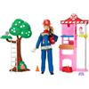 Barbie Carriere - Vigilessa del Fuoco, playset con bambola e caserma dei pompieri, include 2 cuccioli con effetto cambia colore, un albero e 10 accessori, giocattolo per bambini, 3+ anni, HRG55