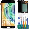 SRJTEK Schermo di ricambio per Samsung Galaxy J7 2016 J710 J710F J710M/H TFT LCD Touch Screen Digitizer Glass Assembly (non originale AMOLED)