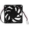TAMOSH Ventola di raffreddamento per case del computer, 3 pin, 12 V, 7 cm, 70 mm, per PC