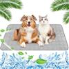 Yegookay 2025 100×75cm Tappetino Refrigerante Cane e Gatto Tappetini Morbidi e Lavabili per Animale Domestico Cuccia L'estate e Prevenire i Colpi di Calore per Auto Casa e Tempo Libero (Gri XL)
