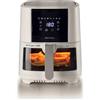 Ariete 4626 Friggitrice ad aria 6L, 1300 W, Capacità 6L, Capacità di cottura 2,5kg, 8 programmi preimpostati, Temperatura fino a 200°, Cestello trasparente per controllo cottura, Bianco