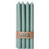 Nordring Confezione da 8 candele coniche rustiche 2,2 cm x 25 cm altezza verde