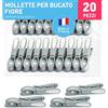 culiclean Mollette per Bucato fiore, stabili e con motivo floreale 20 mollette grigio ultimate grey, robuste Soft Grip Clip Clothes Pegs resistenti ai raggi UV, mollette per stendere il bucato
