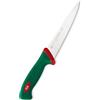 Sanelli Premana Professional Coltello per Scannare, Acciaio Inossidabile, Verde/Rosso, 18 cm
