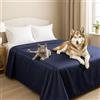 Byour3 - Copriletto Matrimoniale SUPER IMPERMEABILE Animali Antimacchia Protezione Letto Singolo Piazza e Mezza Antipelo Antimuffa Gatto Cane Bambini Coperta Lavabile (Blu Royal, Queen Size)