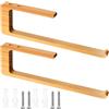 kebitedamai 2 Pz Porta Rotolo da Cucina da Parete in Legno, Portarotolo da Cucina da Parete, Porta Scottex da Paretes Rotoli da Cucina da Appendere per Casa Cucina Bagno, con Accessori