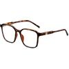 SHEEN KELLY TR90 Occhiali da sole retrò anti luce blu Uomo Donna Vintage Quadrati CR39 Lenti trasparenti 80s 90s Eyewear