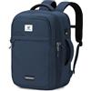 SKYSPER Zaino Ryanair 44×28×18,5 Zaino da Viaggio Aereo Bagaglio a Mano 16 Pollici Zaino Porta PC 30L Borsa Cabina Uomo Donna per Lavoro e Scuola Trekking,Blau