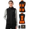 Gilet Riscaldato Donna Con Batteria Da 7,4 V, 16000 mAh, 9 Zone Di