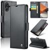 Rerzoiro Cover per Xiaomi Redmi Note 13 Pro Plus 5G/13 Pro+ 5G Custodia Portafoglio [Blocco RFID] Premium Pelle PU Wallet Case Flip Libro con Porta Carte Slot Flip Case per Redmi Note 13 Pro+ 5G,Nero
