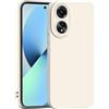 WBWONE Cover per OPPO A78 4G, Fotocamera tutto Compreso Anti-Graffio Antiurto Custodia in Morbida Silicone TPU Protettiva Case - Bianco