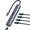 Selore&S-Global Hub USB C 10 Gbps USB tipo C Hub 100 W Power Delivery con 4 porte dati USBC 3.1 Gen2 Ultra Slim Hub dati 5 in 1 USB C Hub a USB C Adattatore per MacBook Pro/Air M2 M1, iPad Air/Pro, Dell, HP, Surface