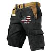MOKBAY Pantaloncini Uomo Eleganti Tute Pantaloni Corti Pantaloni da Lavoro Corti Pantaloncini Cargo con Tasche Abbigliamento Casual Bermuda Trekking Uomo Promozioni del Giorno M