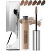 Lestpola Mascara per sopracciglia liquido, impermeabile, a lunga durata, resistente alle sbavature, mascara per sopracciglia, gel per sopracciglia