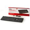 LINK LKTAST02R - Tastiera Italiana USB 108 tasti Colore Nero in PLASTICA RICICLATA